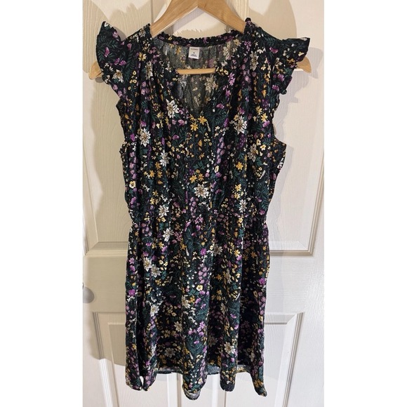 Old Navy Dresses & Skirts - Old Navy Women's Ditsy Floral Print Dress Size Medium